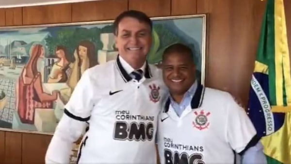 Jair Bolsonaro e Marcelinho Carioca