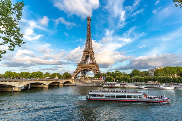 Eiffel tower at morning,paris