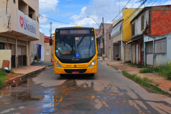 Rua do setor Arapoanga, em Planaltina.
