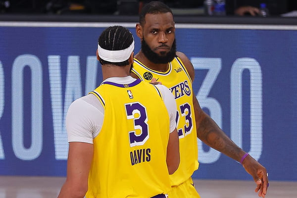 LeBron e Davis Lakers