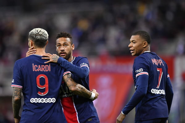 Neymar, Icardi e Mbappé PSG