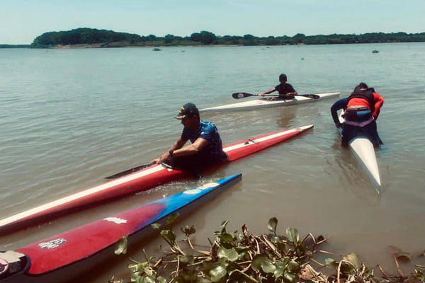 Canoagem no Lago Paranoá