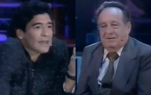 Maradona e Roberto Bolaños