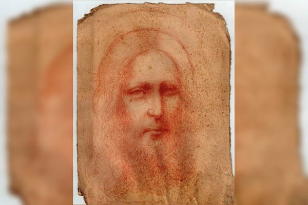 Historiadora defende que este desenho de Jesus é obra de Leonardo da Vinci