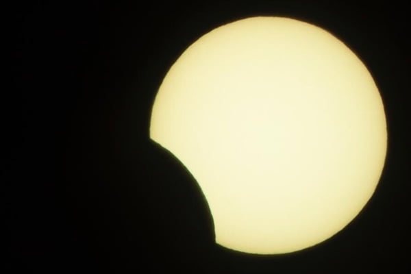 Eclipse solar no DF