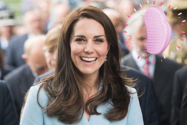 Kate Middleton escova de cabelo