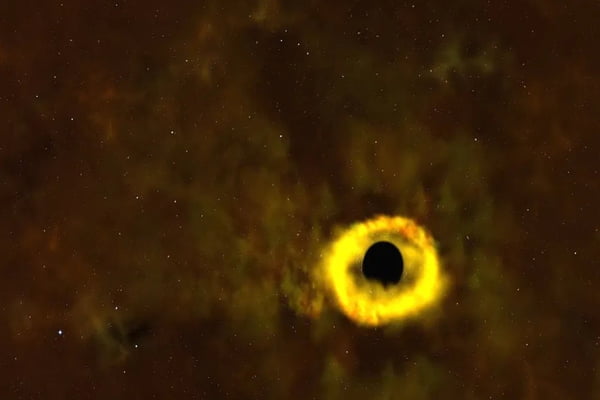 Veja vídeo de buraco negro devorando uma estrela