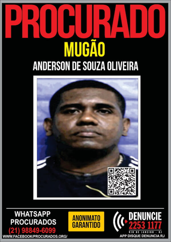 Bandido conhecido como Mugão é morto pela Polícia Civil do Rio de Janeiro