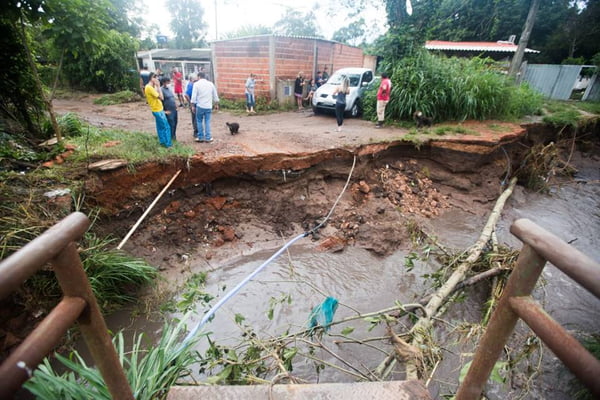 Inundação na Vila Cauhy