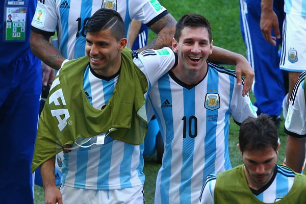 Aguero e Messi