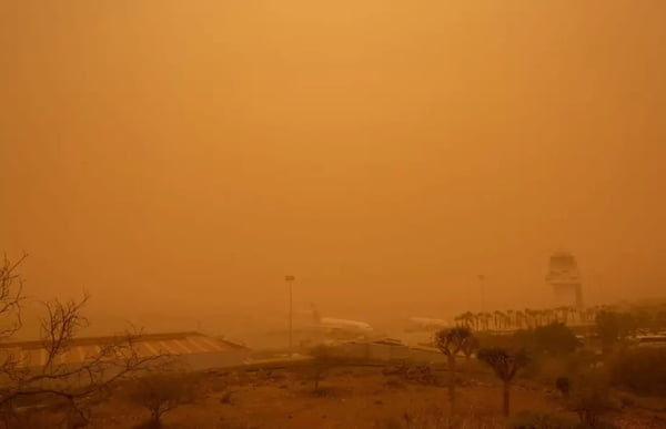 Veja fotos impressionantes da tempestade de areia na China
