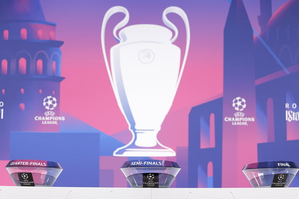Sorteio das quartas de final da Champions League