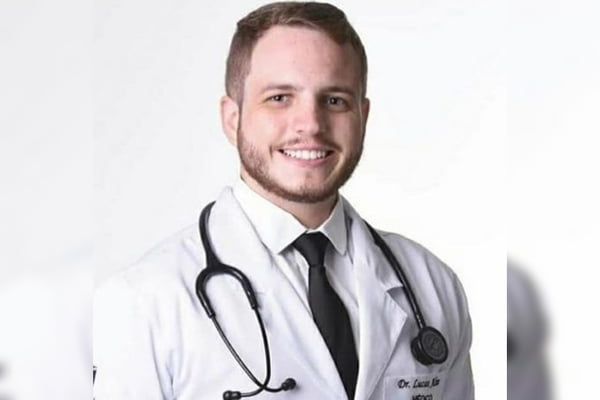 Lucas Alves, médico vítima da Covid na Paraíba