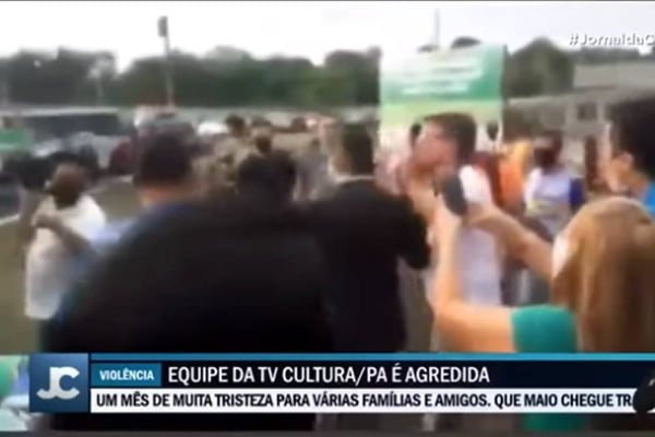 Equipe da TV Cultura é agredida em evento com Bolsonaro