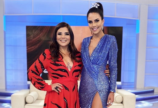 Mara Maravilha e Daniela Albuquerque no Sensacional