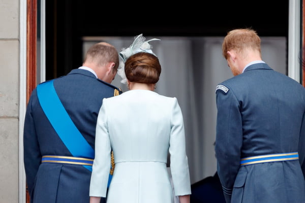 William, Kate Middleton e Harry