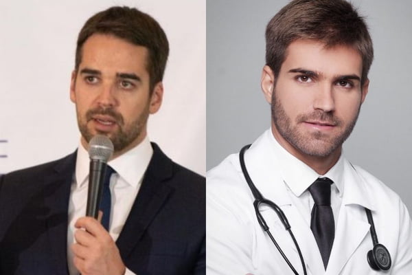 Eduardo Leite e Thalis Bolzan