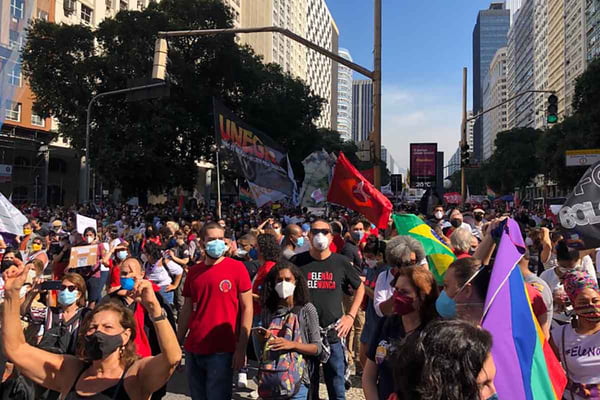 Protesto contra bolsonaro RJ