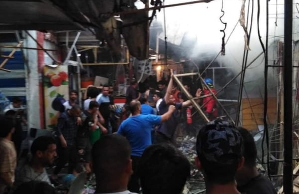 Vídeo: explosão de bomba em mercado deixa ao menos 25 mortos em Bagdá