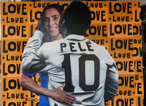 Pelé elogia Marta após recorde nas Olimpíadas