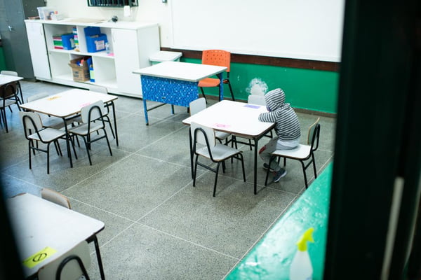 Retorno das aulas presenciais no Centro de Educação Infantil nº 1, no Paranoá