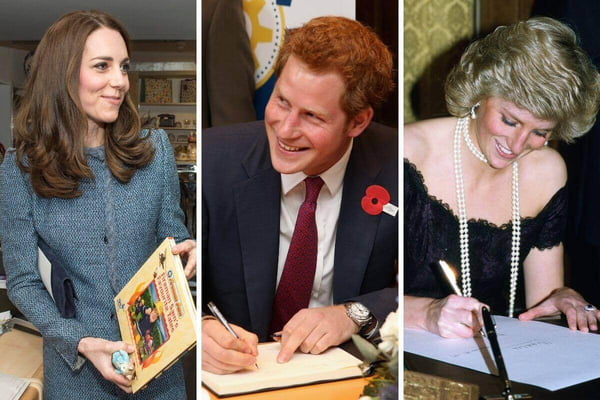 Kate Middleton, príncipe Harry e princesa Diana