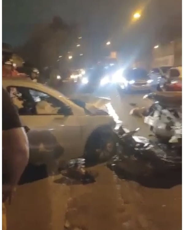 Acidente entre três carros deixaram nove feridos no RJ