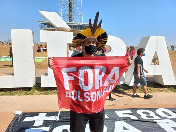 Protesto contra Bolsonaro no Grito dos Excluídos