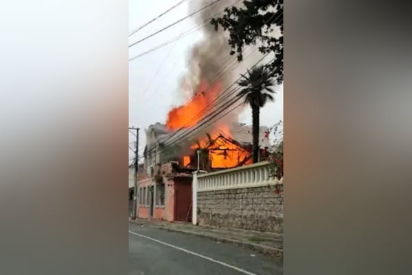 Morador de rua é preso suspeito de provocar incêndio em casa no Paraná