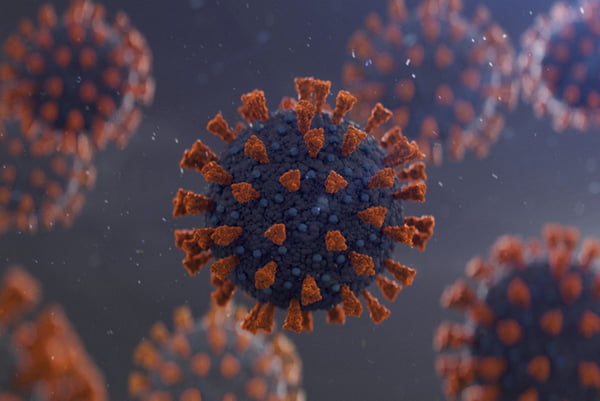 Ilustração colorida de coronavirus COVID-19 - Metrópoles