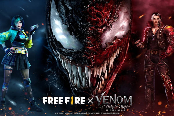 free fire x venom