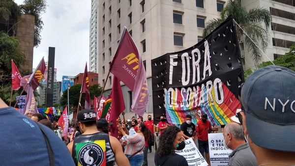 protesto contra o governo bolsonaro na avenida paulista em são paulo 1
