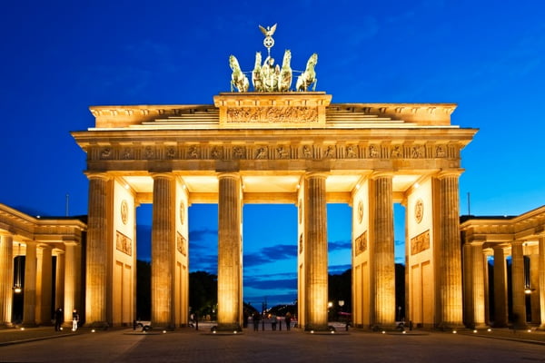 Brandenburg Gate na Alemanha