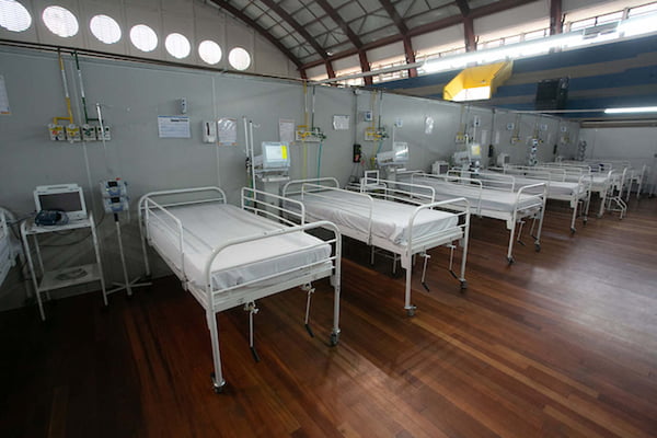 Hospital de Campanha da Covid-19 na grande São Paulo