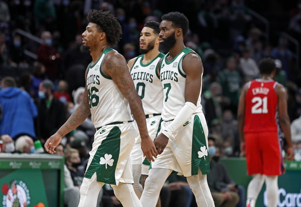 Boston Celtics Smart, Tatum, Brown