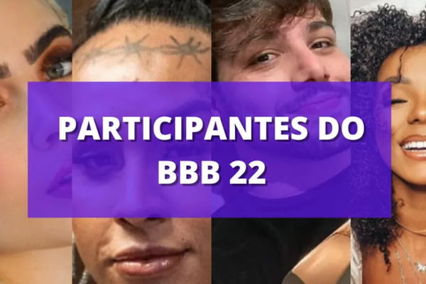 Participantes confirmados no BBB22