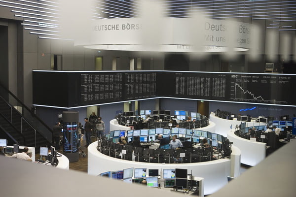 sala de monitoramento bolsa de valores da Europa