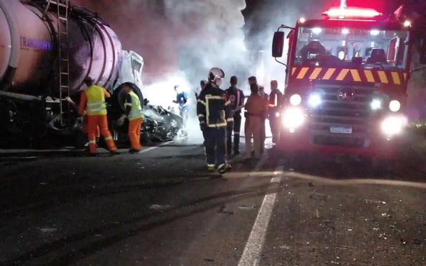 O acidente foi no km 58 da BR-277, em São José dos Pinhais