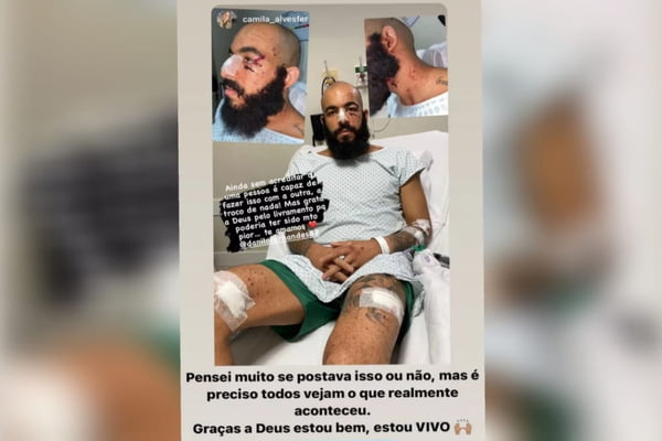 Danilo Fernandes, goleiro do Bahia, ferido por estilhaços de bomba
