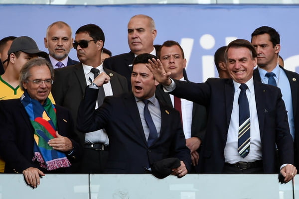 Bolsonaro e Moro v„o ao Maracan„ para a final da Copa AmÈrica