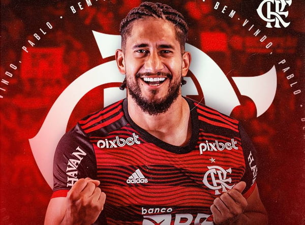 Pablo, novo reforço anunciado pelo Flamengo
