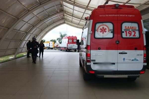 Hospital de Trauma de Campina Grande onde PM baleado pelo filho continua internado