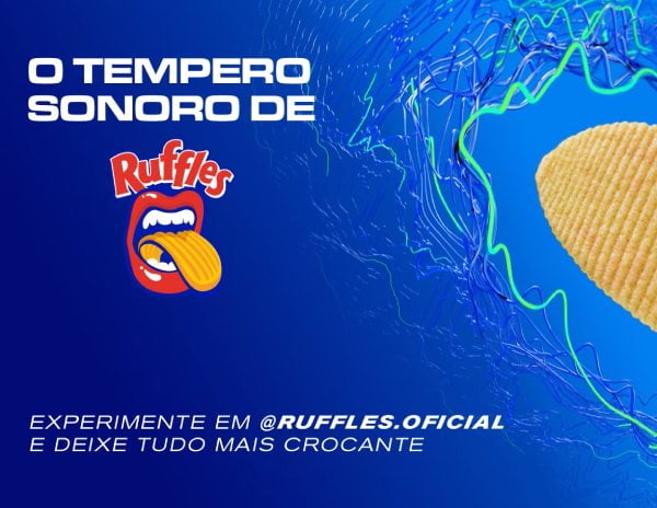 Ruffles reforça crocância de produtos em nova campanha