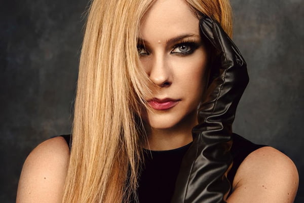 Avril Lavigne, em foto para o Instagram