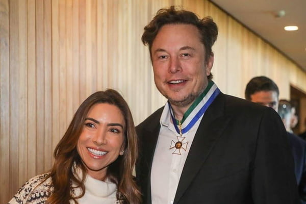 Patrícia Abravanel e Elon Musk