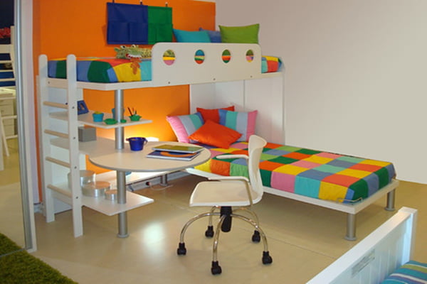 Imagem colorida de um quarto de criança