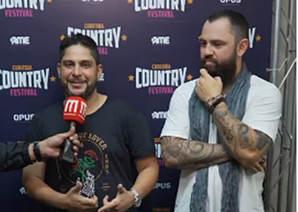 Jorge e Mateus no Curitiba Country Festival (Reprodução/Metrópoles)