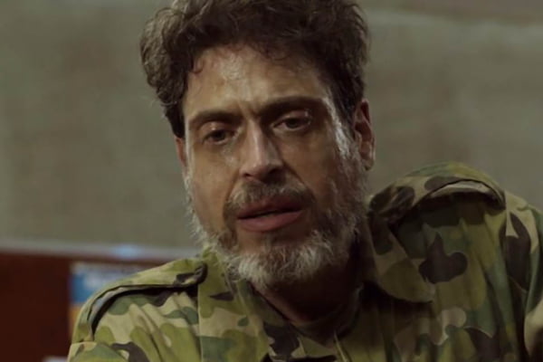 O ator Rubens Caribé no filme Cano Serrado