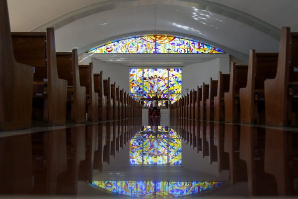 Interior da Paróquia Imaculado Coração de Maria