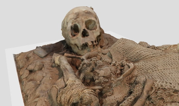 Múmia Acauã encontrada em 1970